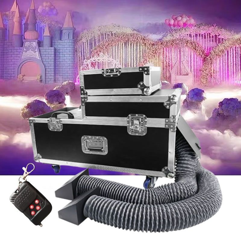 Confetti Cannon Tube - 2000/3000/4000/5000W ウォーターミストマシン 低位置霧煙マシン DMX制御 ウェディング機材 DJ、コンサート、ダンスショー用