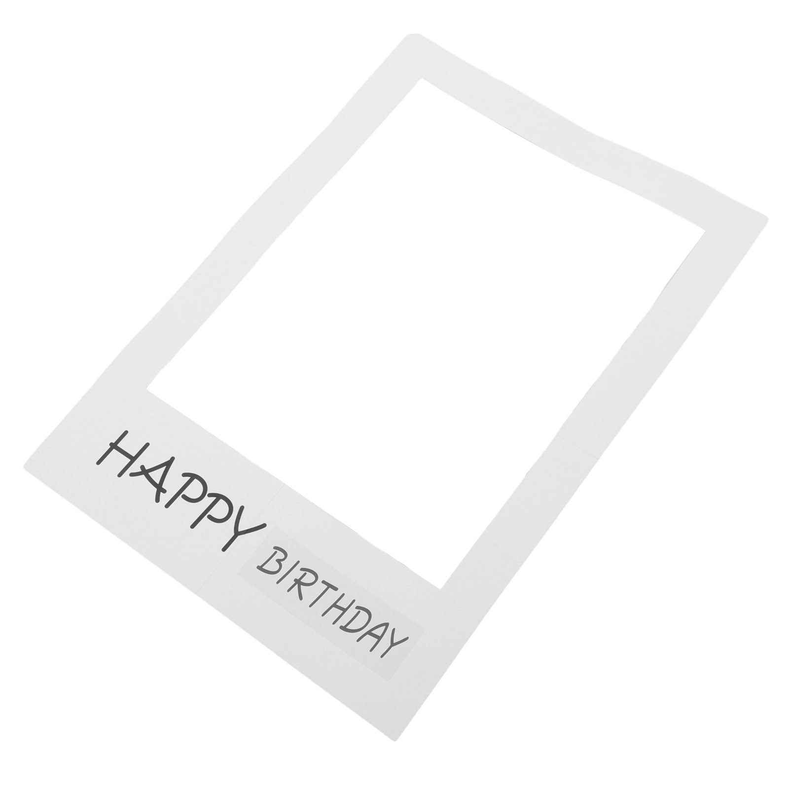 Photo Booth Frame - 誕生日写真用小道具 紙製フレームカットアウト フォトブース用写真カットアウト 軽量で持ち運び可能 高級素材 楽しいDIY誕生日