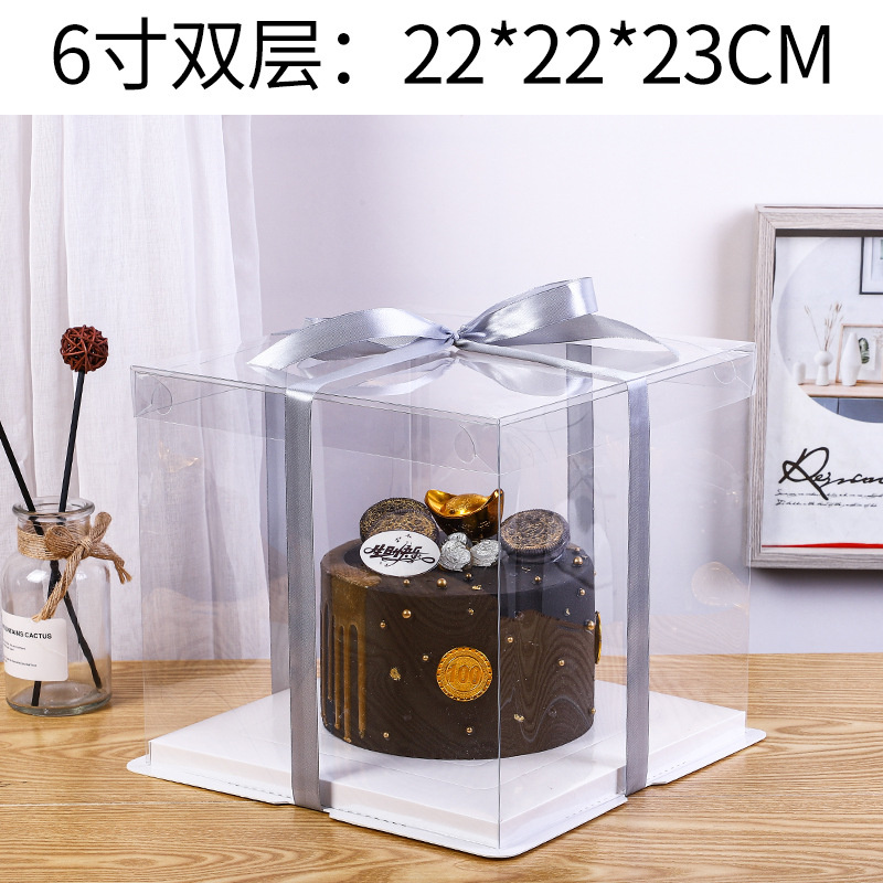 透明ケーキボックス 大型ギフト包装 ギフトボックス 梱包用品 - Event Party Box のレビューと価格
