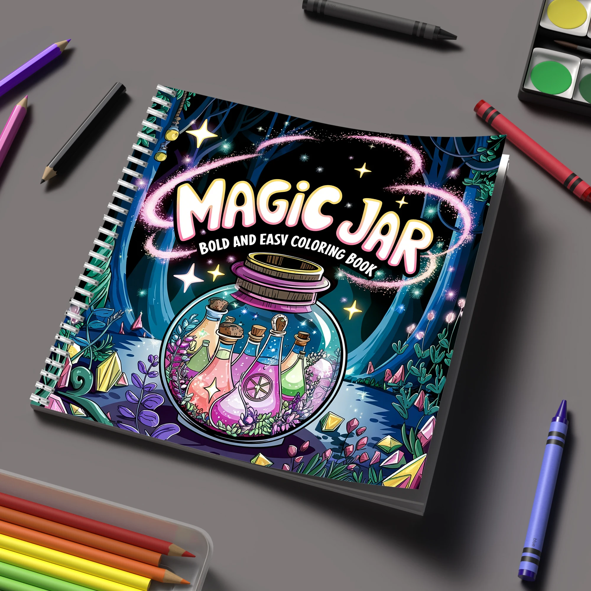 大人の塗り絵用マジックジャー、誕生日プレゼント、新学期用品、 - Event Supplies のレビューと価格