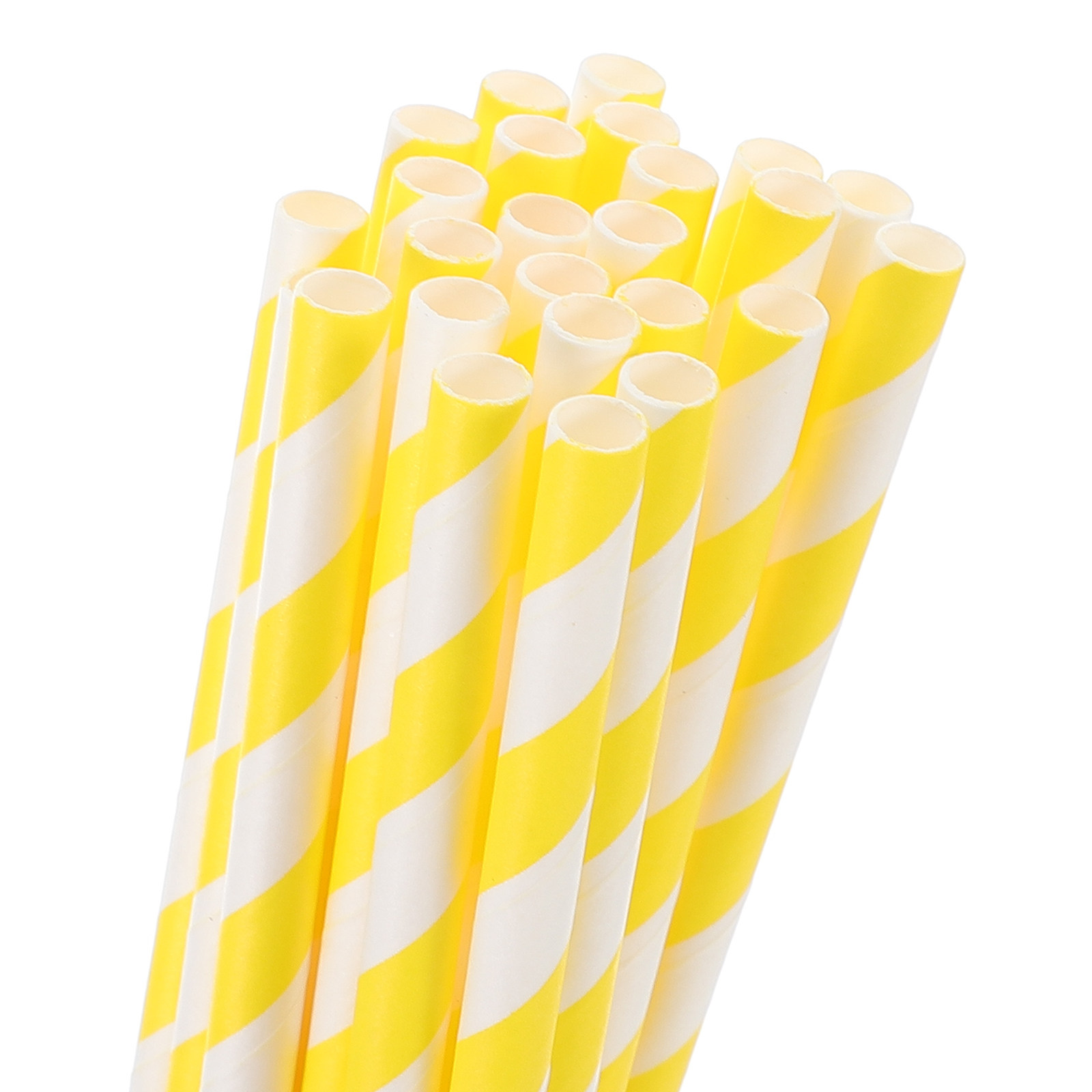 100本入りカラフルな紙ストロー 多機能装飾ドリンクストロー - Paper Straw Color のレビューと価格
