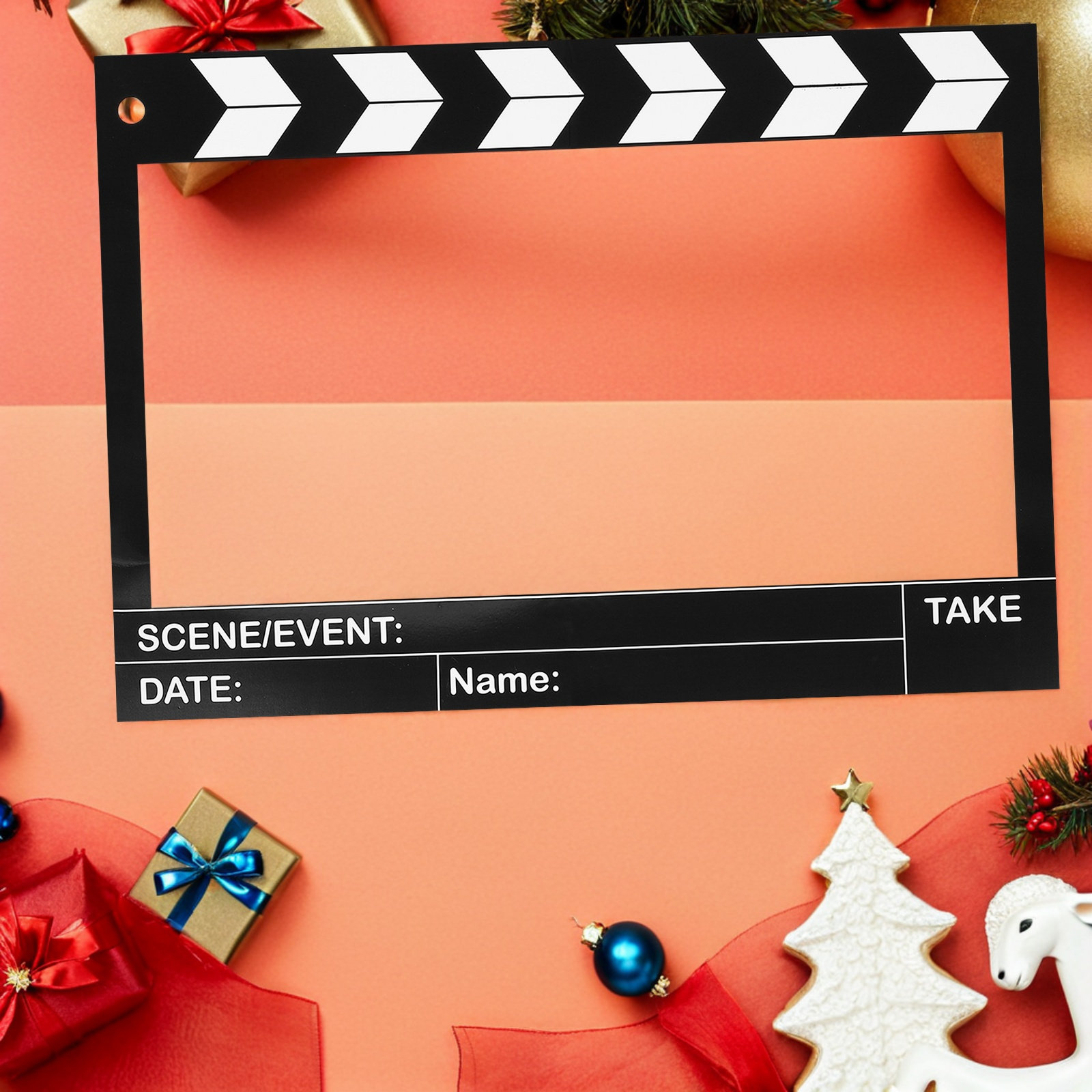 ムービーナイトフォトブースアクセサリー 黒白ムービーフィルム - Photo Booth Frame のレビューと価格