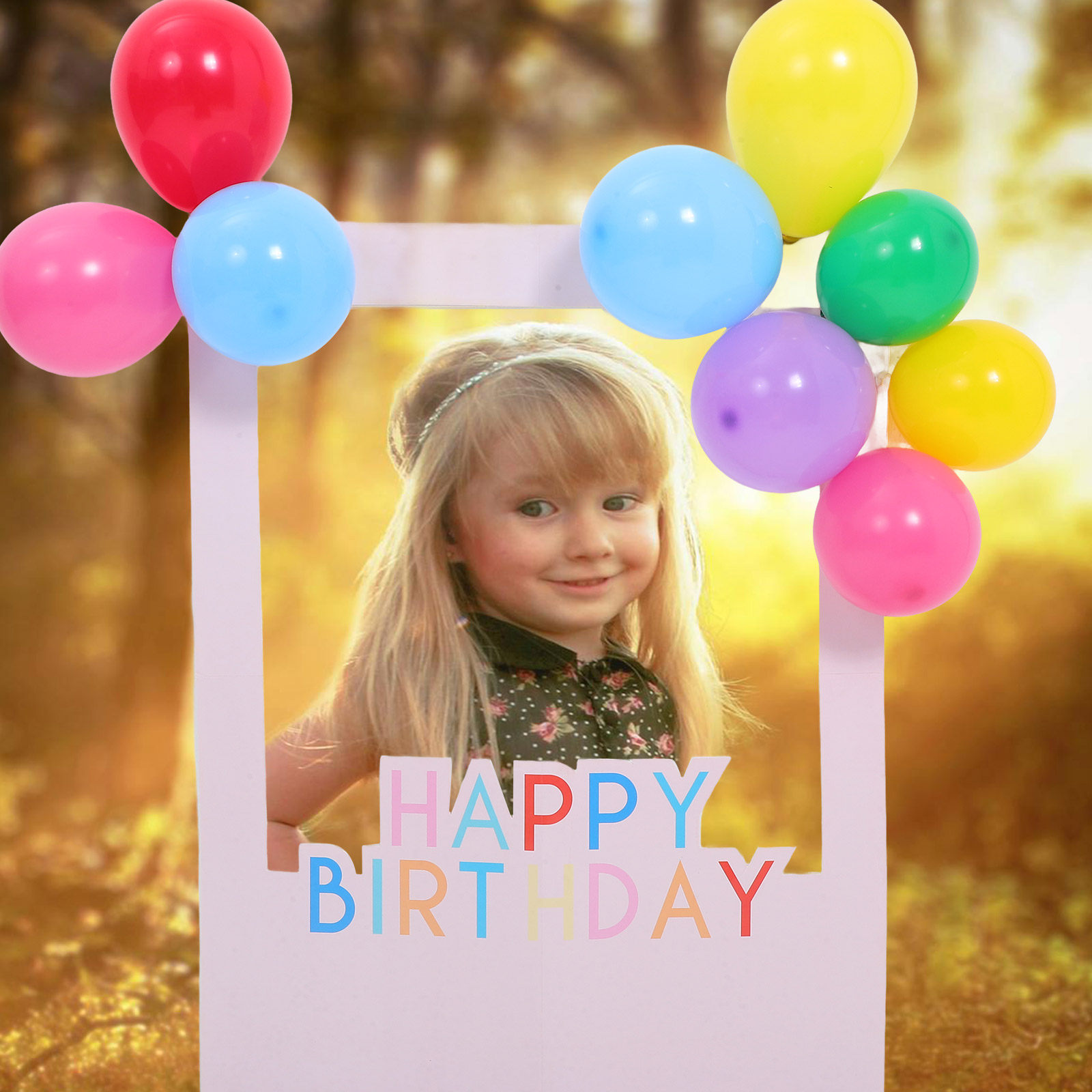 誕生日パーティー、家族の集まり、パーティーの記念品用の1セッ - Photo Booth Frame のレビューと価格