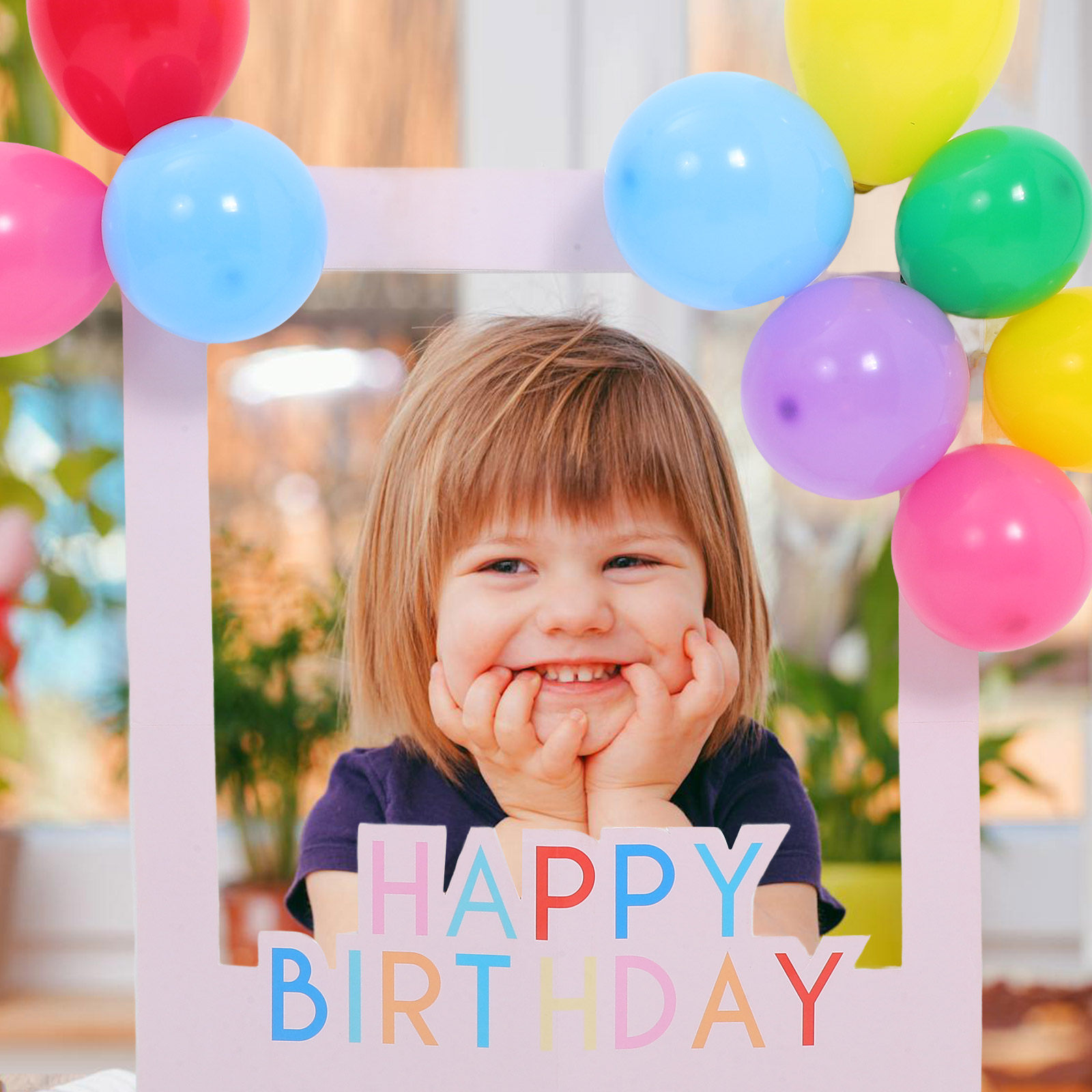 誕生日パーティー、家族の集まり、パーティーの記念品用の1セッ - Photo Booth Frame のレビューと価格