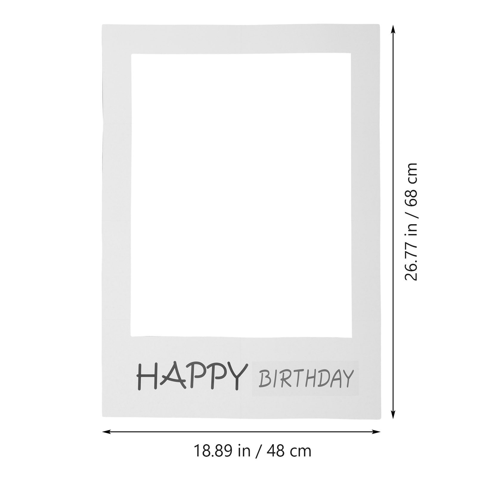 誕生日写真用小道具 紙製フレームカットアウト フォトブース用 - Photo Booth Frame のレビューと価格