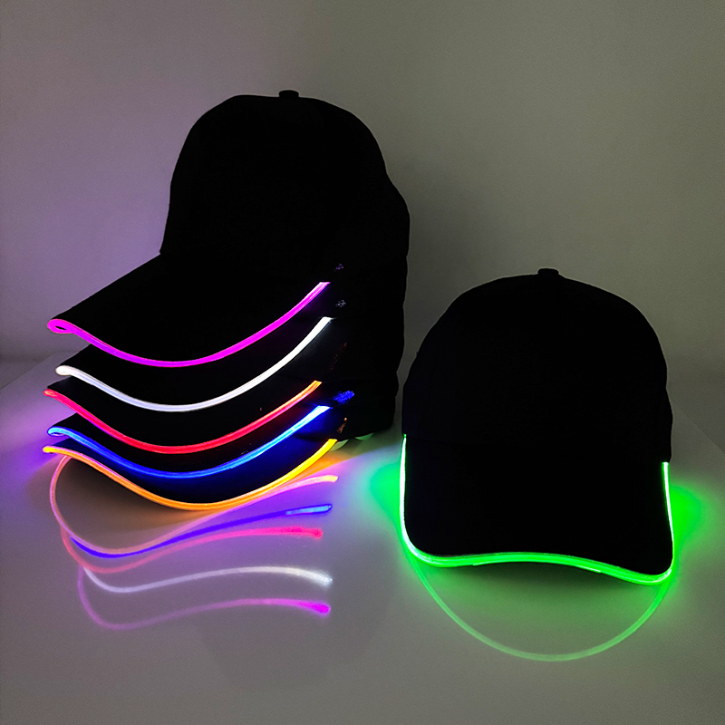トレンディなライトアップ光る野球帽 LED 発光ヒップホップ - Event Party Dj のレビューと価格